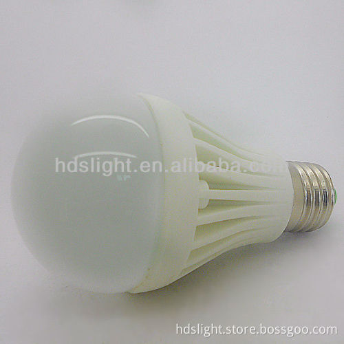 7W E27 Transparent Glass Ceramics Bulb